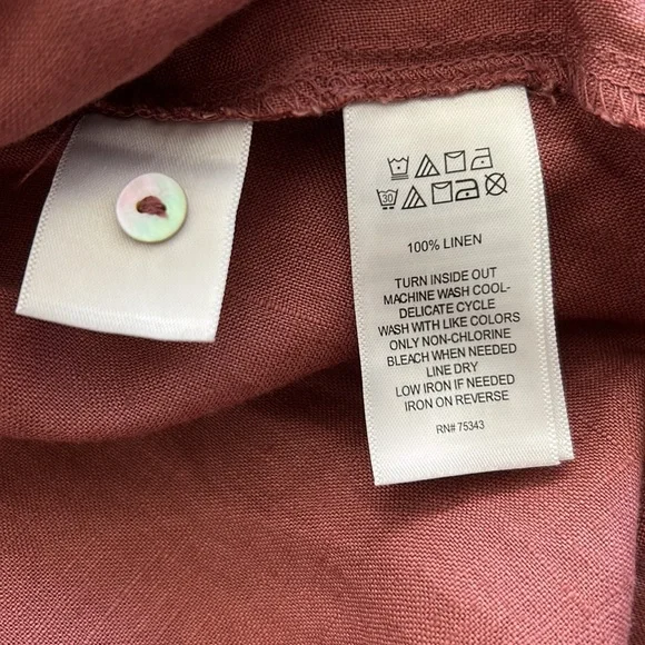 C&C California Linen Halter. Dress Medium - Picture 5 of 5